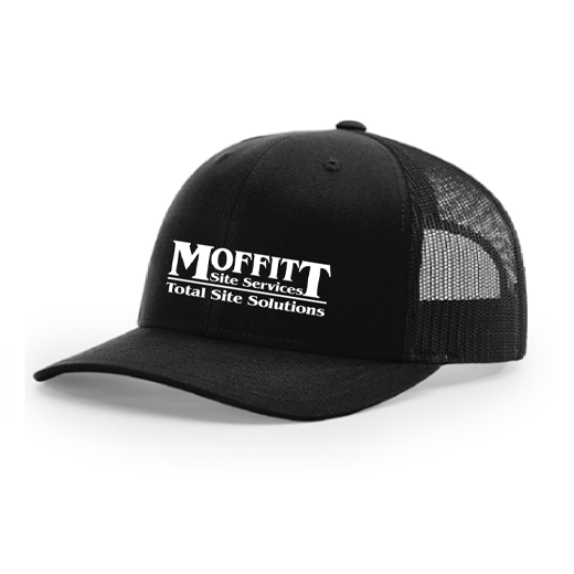 Moffitt Total Site Solutions Black Richardson 112 Front Logo