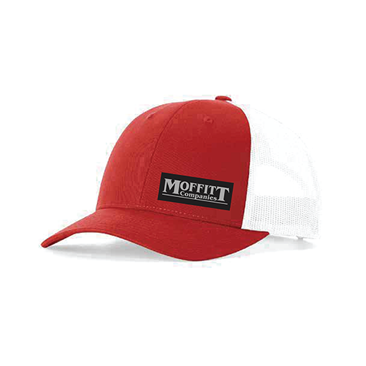 Moffitt Companies Red/White Richardson 112 Patch Cap
