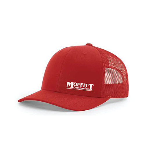 Moffitt Companies Solid Red Richardson 112 Embroidered Cap
