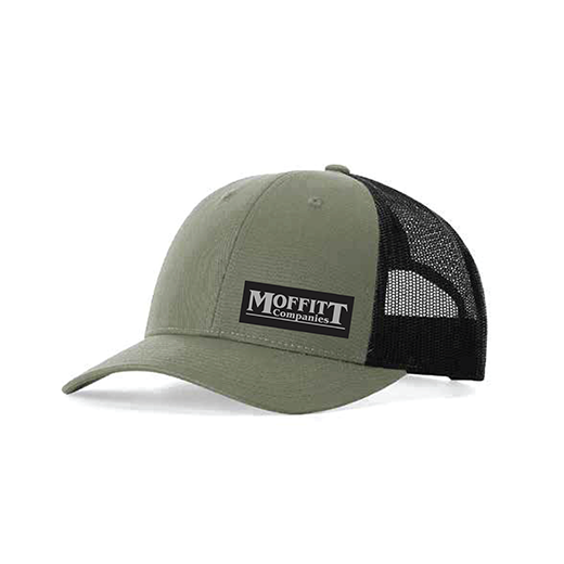 Moffitt Companies Loden/Black Richardson 112 Patch Cap