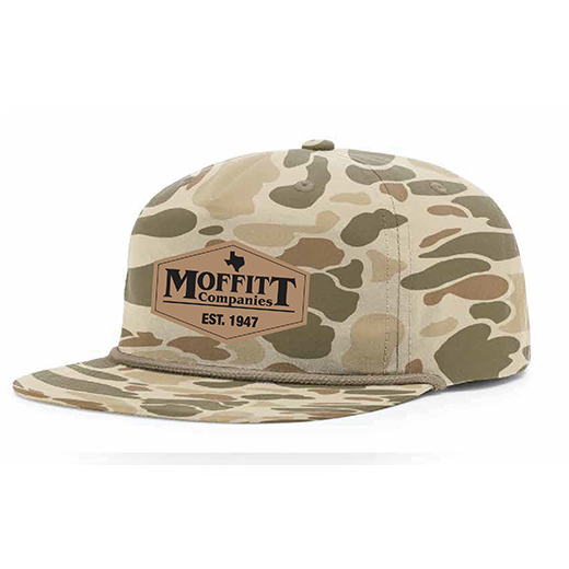 Moffitt Companies Camo Real Tree Khaki Richardson 112 Leather Patch
