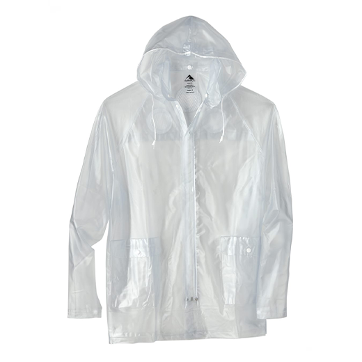 Augusta Sportswear Clear Hooded Rain Jacket