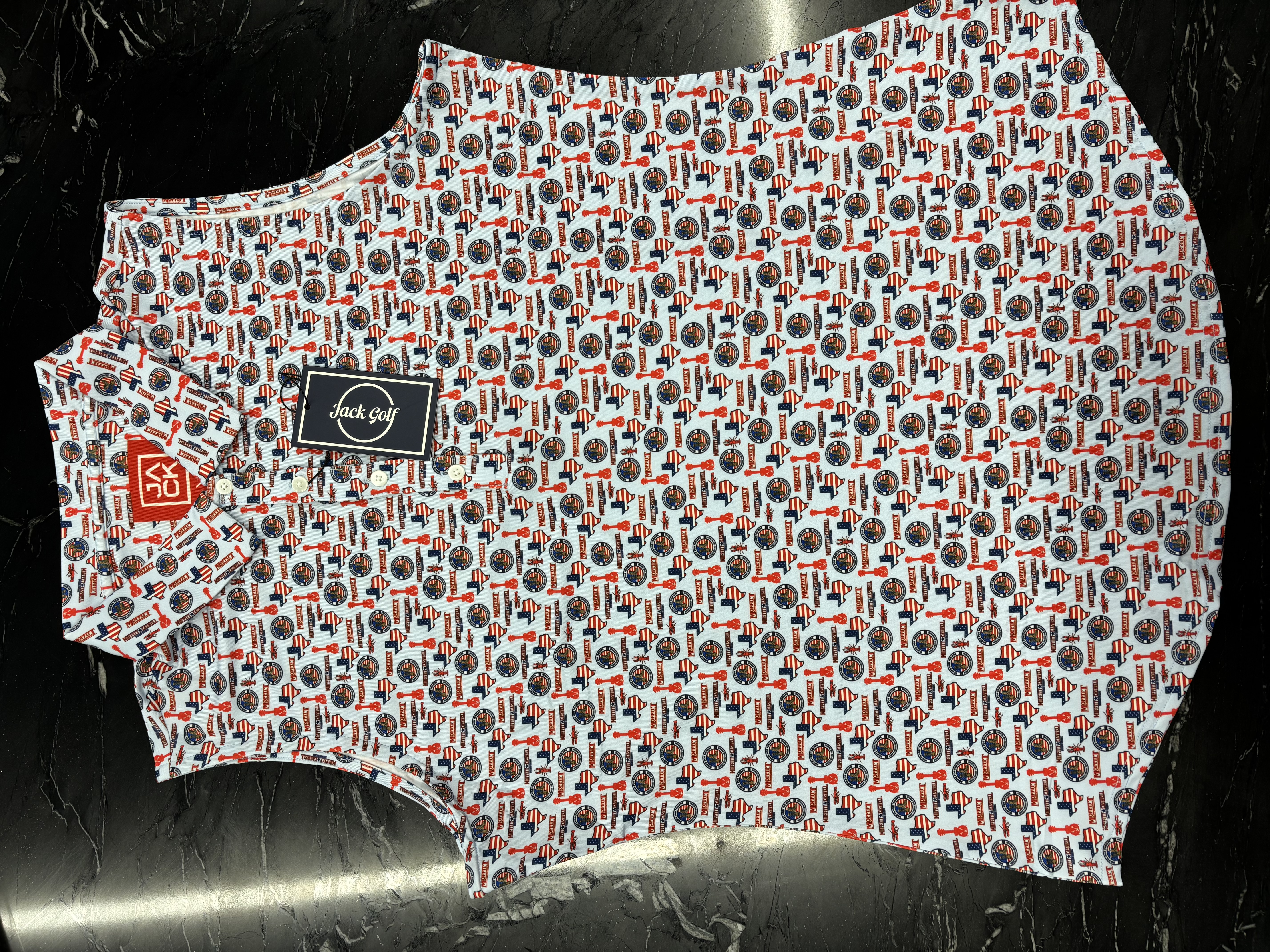 Lady's Custom All-Over Print Crawfish Polo