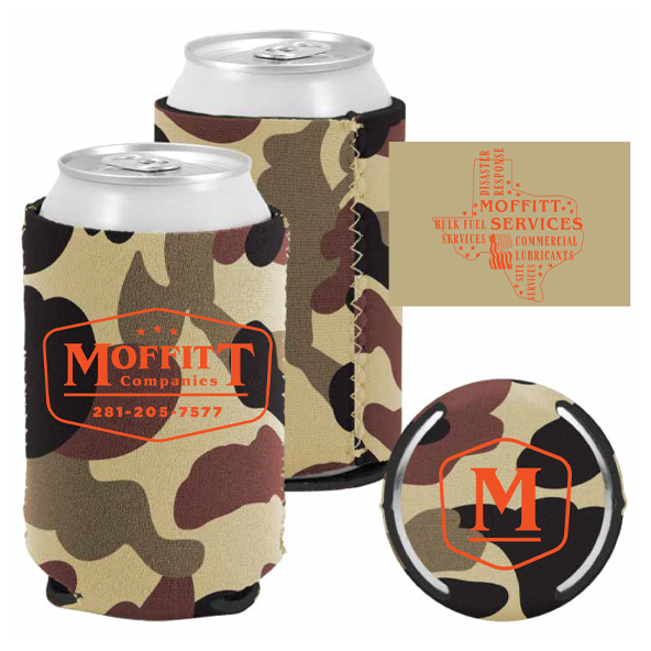 Moffitt Companies 2025 Camouflage Can Koozie