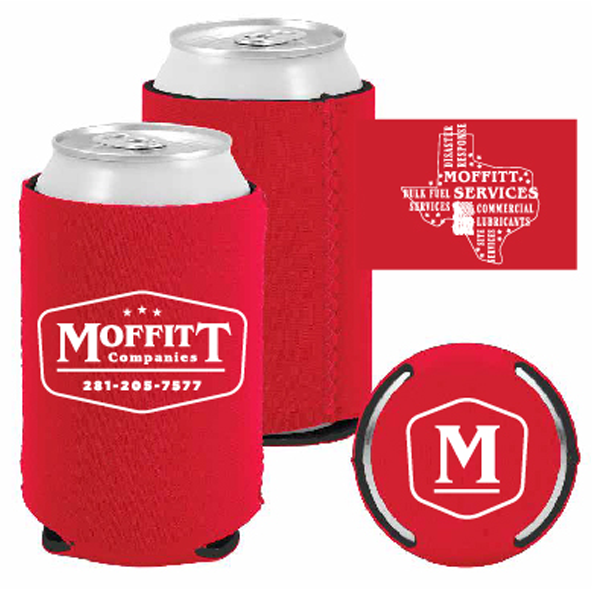 Moffitt Companies 2025 Red Can Koozie