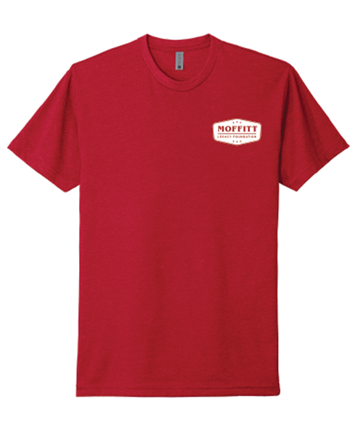 Moffitt Legacy Foundation Red, Next Level Unisex CVC T-Shirt