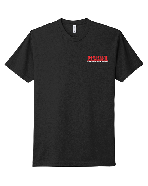 Moffitt Services Black, Next Level Unisex CVC T-Shirt