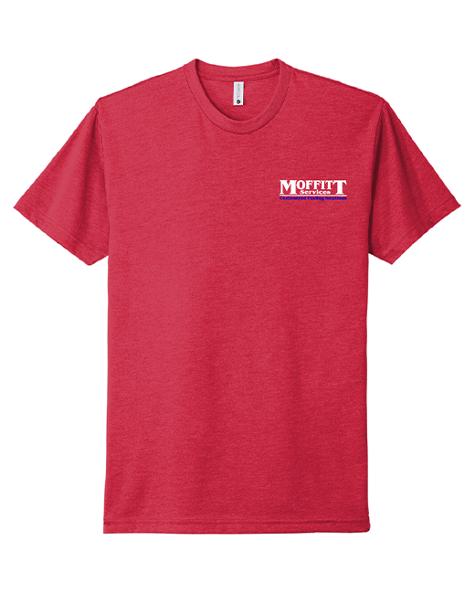 Moffitt Services Red, Next Level Unisex CVC T-Shirt