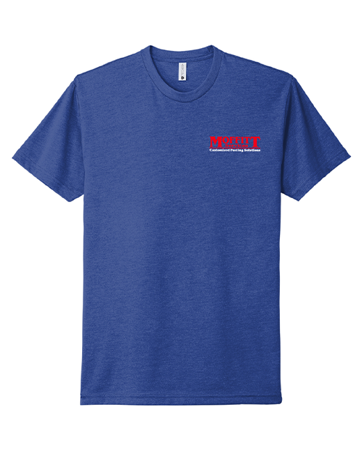 Moffitt Services Royal Blue, Next Level Unisex CVC T-Shirt