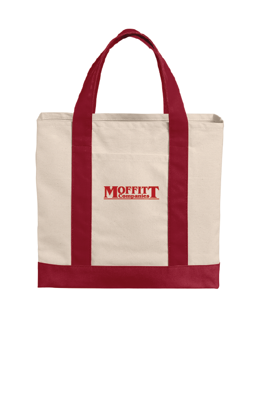 Port Authority Cotton Canvas Two-Tone Tote